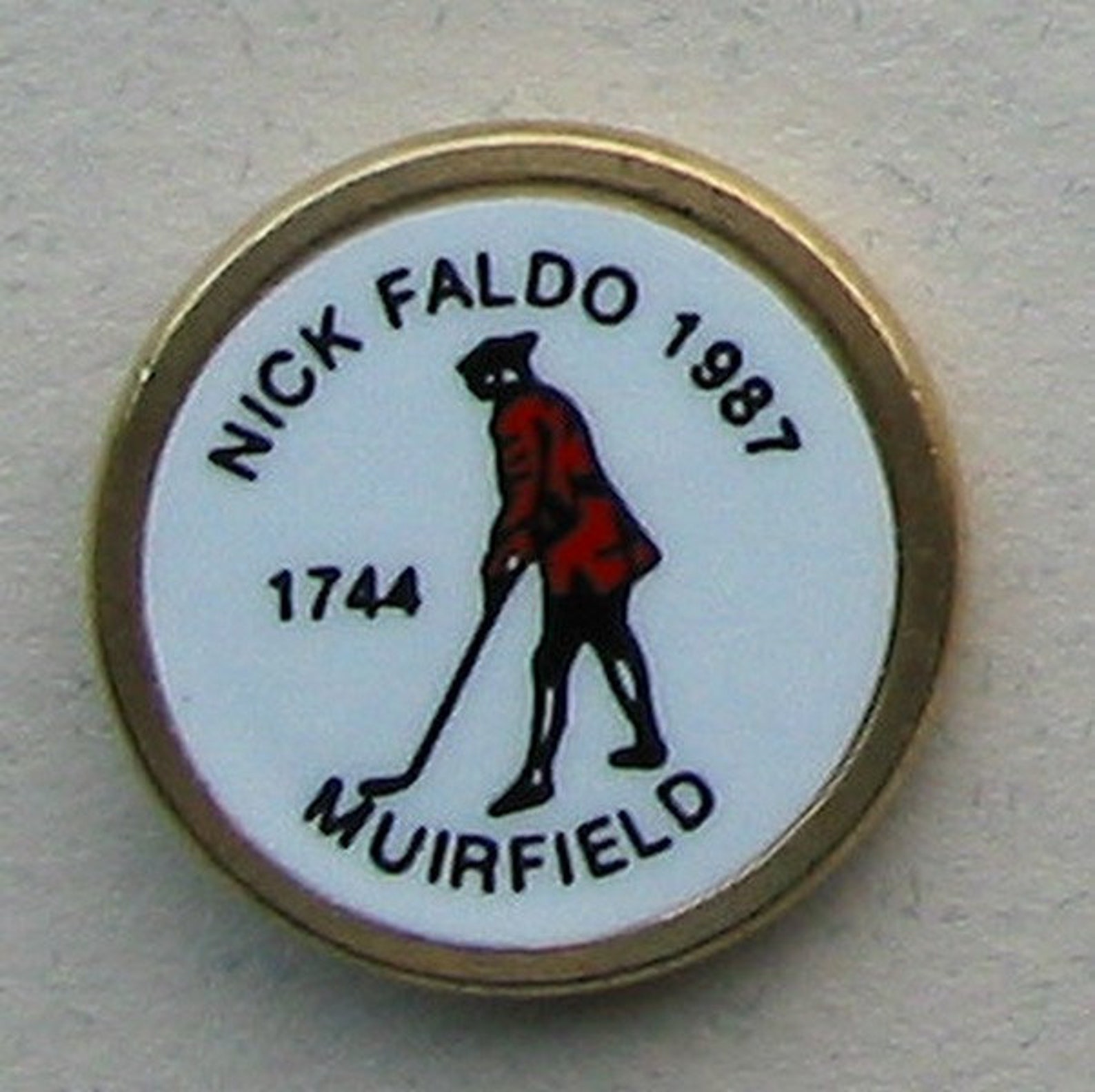 Old Brass Stem Golf Ball Marker to Commemorate the 1987 Win by Etsy