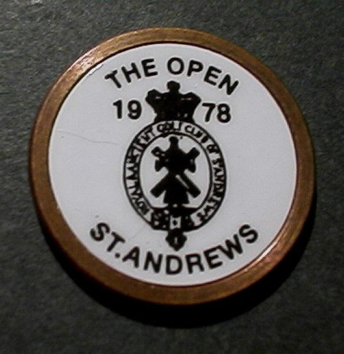 Rare Old Original Brass Stem Golf Ball Marker for the 1978 Etsy