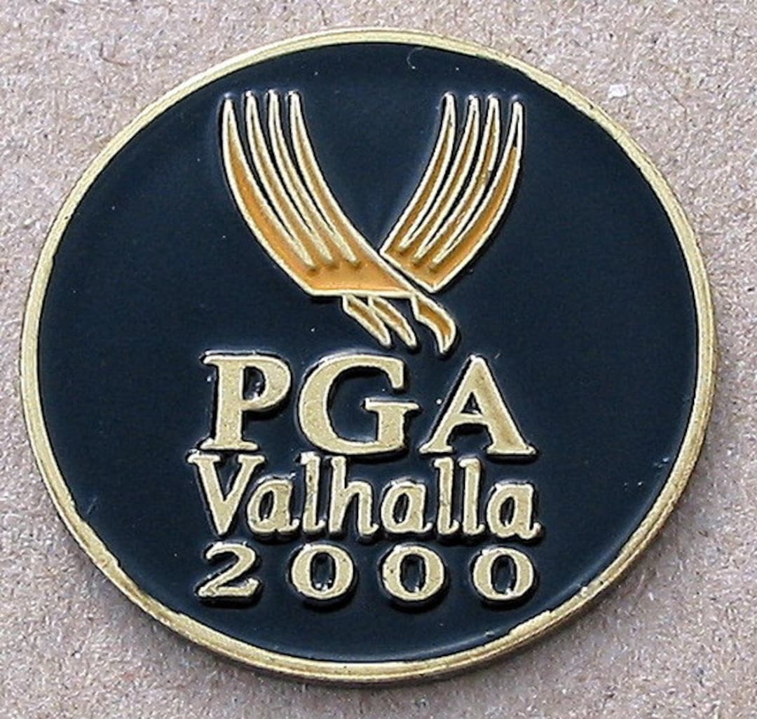 Hand Painted 2000 US PGA Golf Championship Golf Ball Marker
