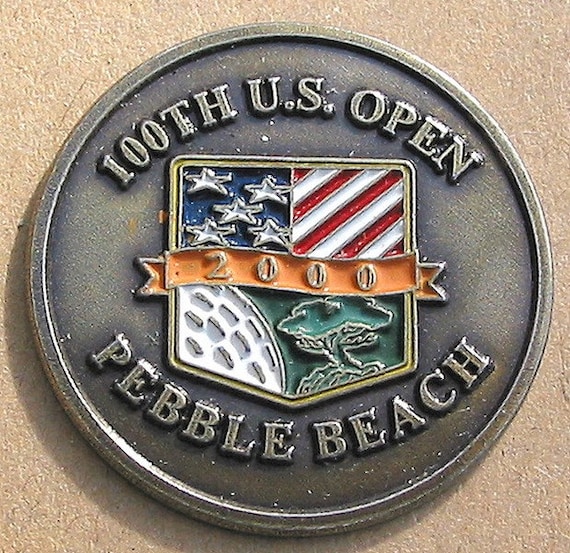 Hand Painted 2000 US Open Golf Championship Golf Ball Marker