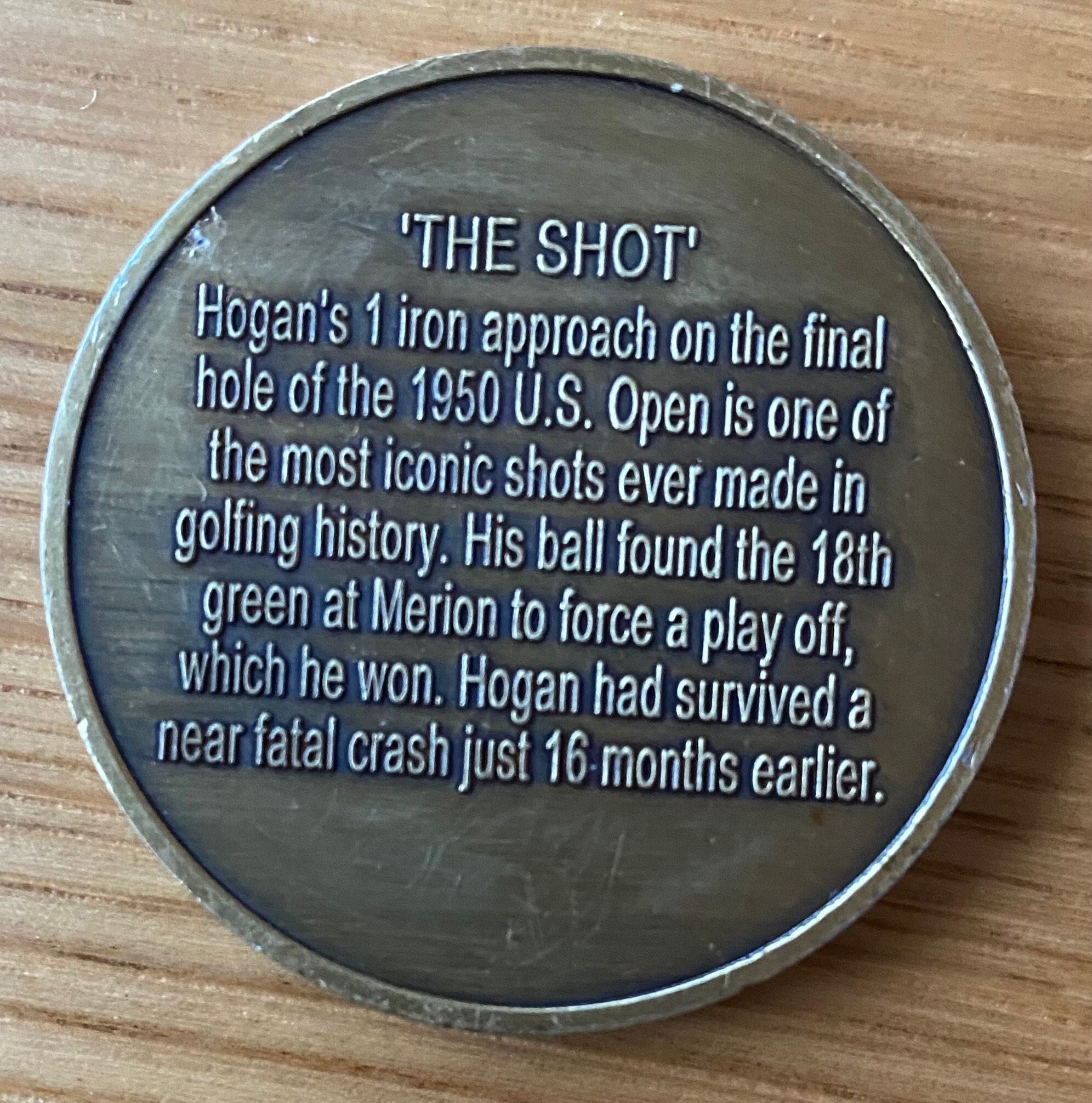 1950年ベン・ホーガンの全米オープンメジャーゴルフ優勝を記念