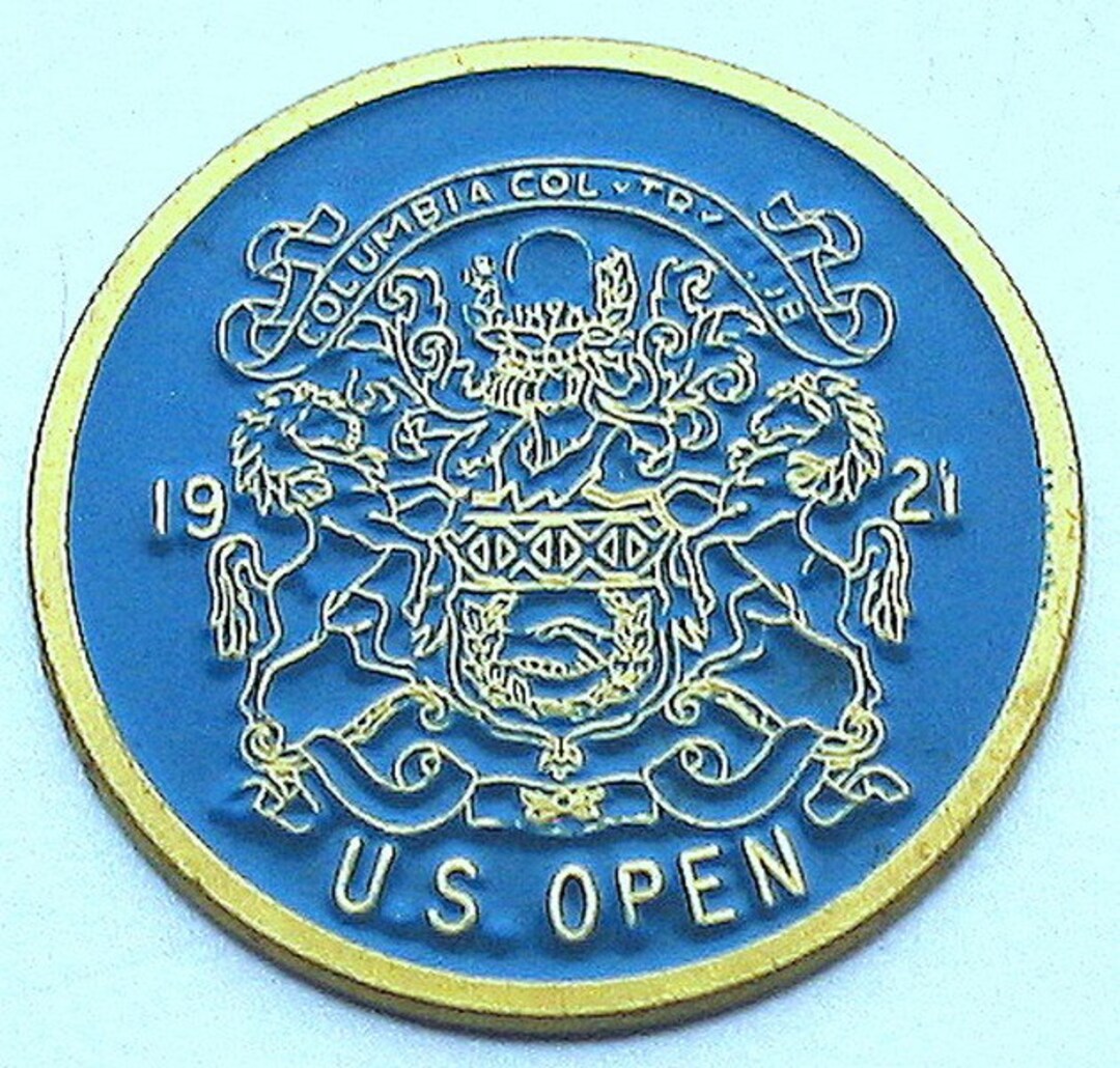 Old Hand Painted Golf Ball Marker for the 1921 US Open Golf Etsy