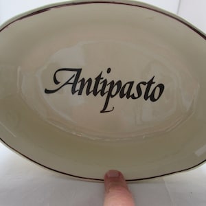 Vintage 1970 McCoy Antipasto Bowl