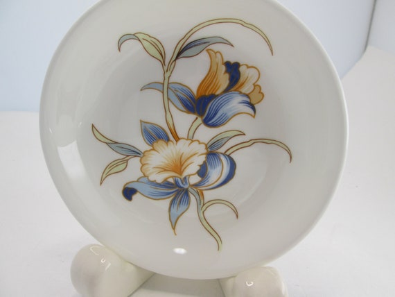 Vintage Pair of Royal Aynsley Just Orchids Round … - image 3