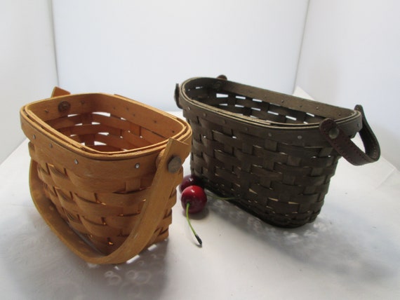 Longaberger Light Brown Large Rectangle Organizing Basket