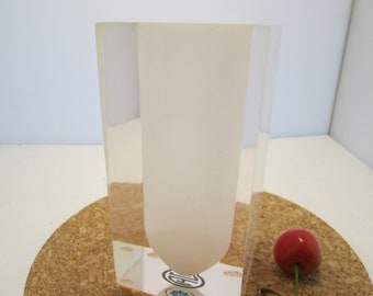 Vintage Jonathan Adler White Bel Air Test Tube Vase Lucite Acrylic Vase Adler Vase Bel Air Vase Lucite Vase Modern Style Designer Acrylic