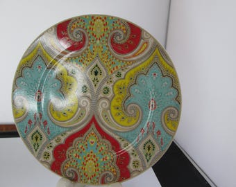 Vintage Echo Design New York Latika Paisley Salad Plate