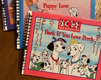 101 Dalmatians Retro Altered/Upcycled Disney Notebooks | Gifts for Her | Gifts for Him | Gifts for Children | Disney Gift | Stationery Gifts
