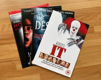 Horror DVD Altered/Upcycled Notebooks | Gifts for Her | Gifts for Him | Stationery Gifts | Notebooks | Teacher Gifts | Retro Gifts