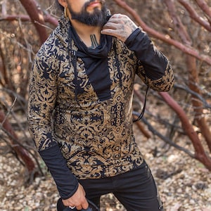 Screenprint Hoodie for Him Designer Hoodie Burning Man Men Festival Hoodie Fashion Hoodie Men Guys Black Sweatshirt Hoodie hoodeck