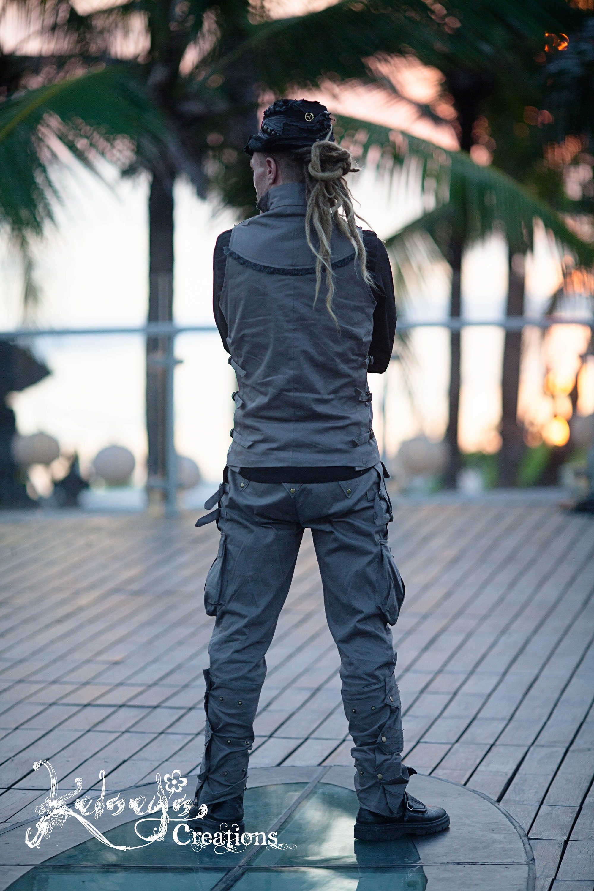 Mens Pirate Pants Gray Mens Pants Steampunk Festival Etsy