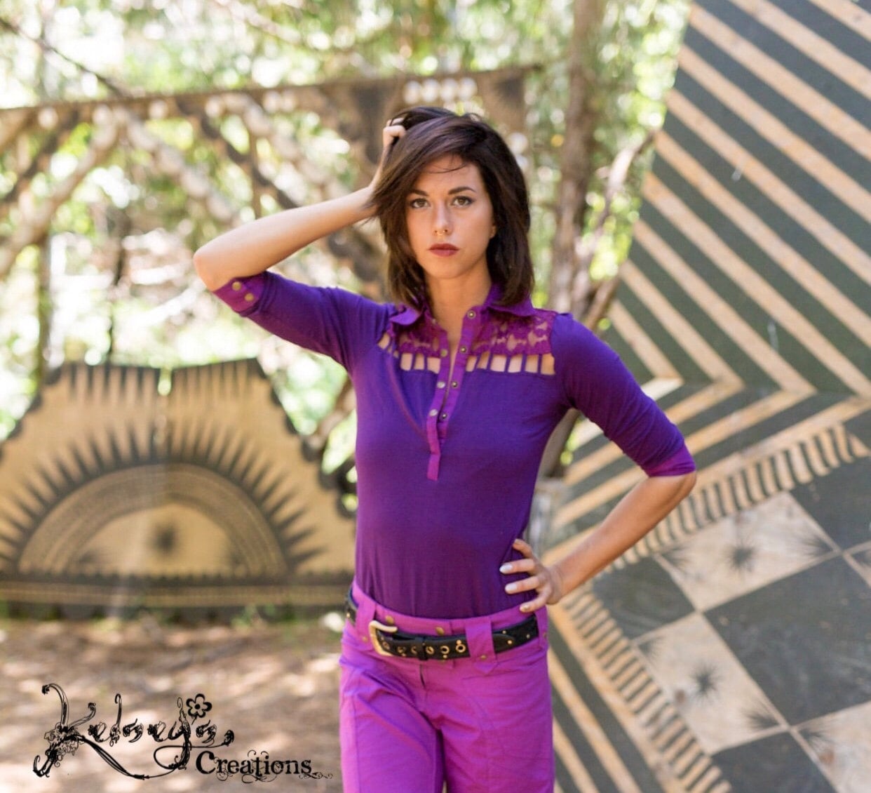 Womens Top Steampunk Shirt, Purple Womens Shirt, Festival Clothing ,  Festival Shirt, Burning Man, Boho, Evolution Shirt 