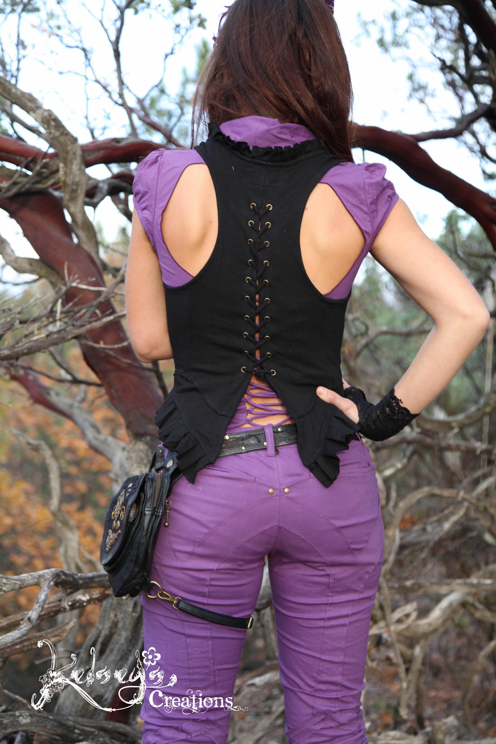 Womens Pirate Vest Green Vest Steampunk Under Bust Vest Etsy