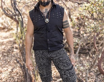 Tan Pocket Shorts: Lightweight Microfiber Burning Man Festival Wear