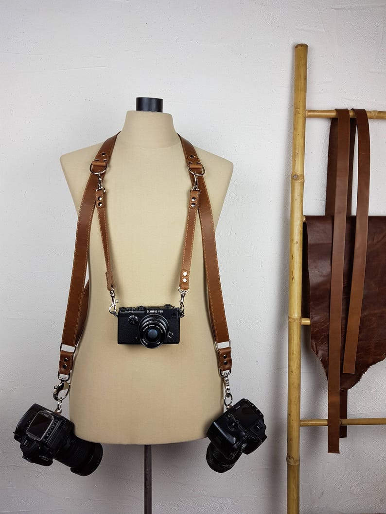 Nicama NC-Vest Harnais Double Pour 2 Appareils Photo, Système De Sangle