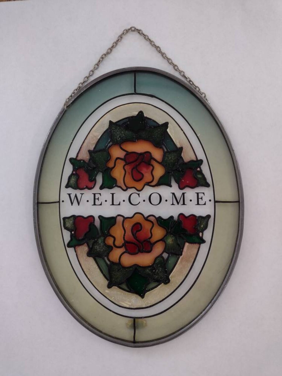 Joan Baker Stained Glass Sign. Sign. Vintage Etsy