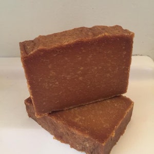 Handmade all-natural beeswax and honey soap