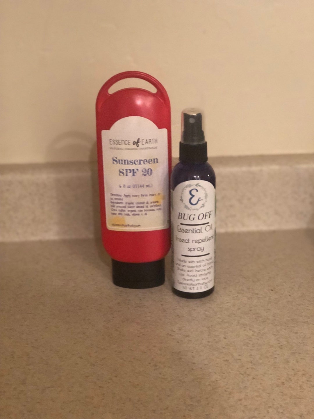 Homemade Sunscreen and Bug Repellent Package - Etsy