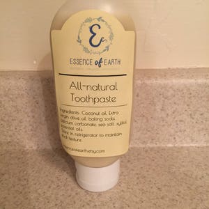 Organic homemade toothpaste 100% natural. New and improved recipe image 1