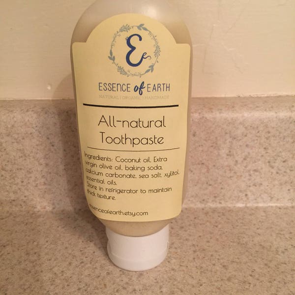 Organic homemade toothpaste - 100% natural. New and improved recipe!