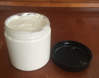 Homemade cold cream. Original Recipe. 100% organic. With grapeseed and sweet almond oil