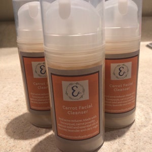 Carrot Face Wash | Facial Cleanser | Exfoliating Face Wash