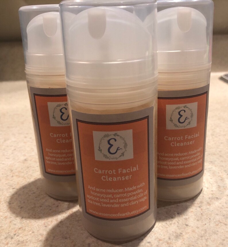Carrot Face Wash Facial Cleanser Exfoliating Face Wash Etsy 日本