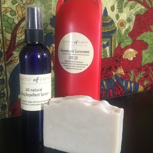 Homemade Sunscreen and Bug Repellent Package - Etsy