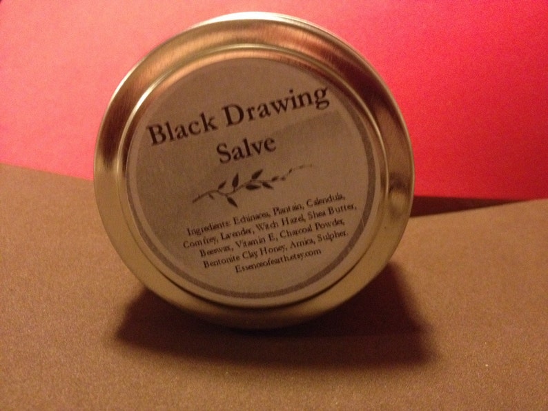 Black Drawing Salve Herbal Salve Vegan Salve Etsy