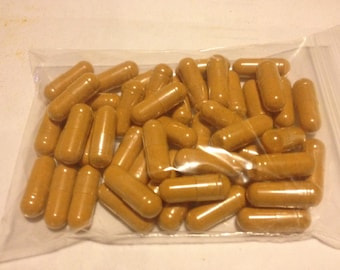 Turmeric Herbal capsules. 500 mg capsules. No filler. All natural. Organic.