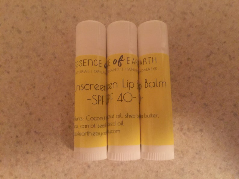 Sun Protective Lip Balm. SPF 40 Etsy