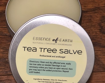Tea tree salve | All-natural salve | Organic all-purpose salve.