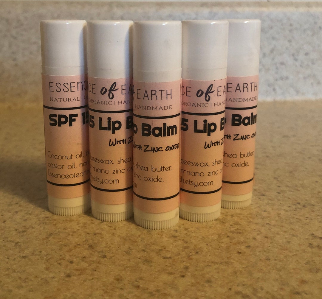 Mineral SPF Lip Balm With Zinc Oxide Etsy