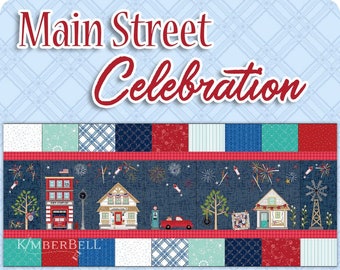 Kimberbell Main Street Celebration Bench Pillow - Etsy
