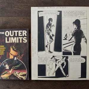 Outer Limits Comic Art: Original Jack Sparling Hand-Drawn Page, 1964 +Comic
