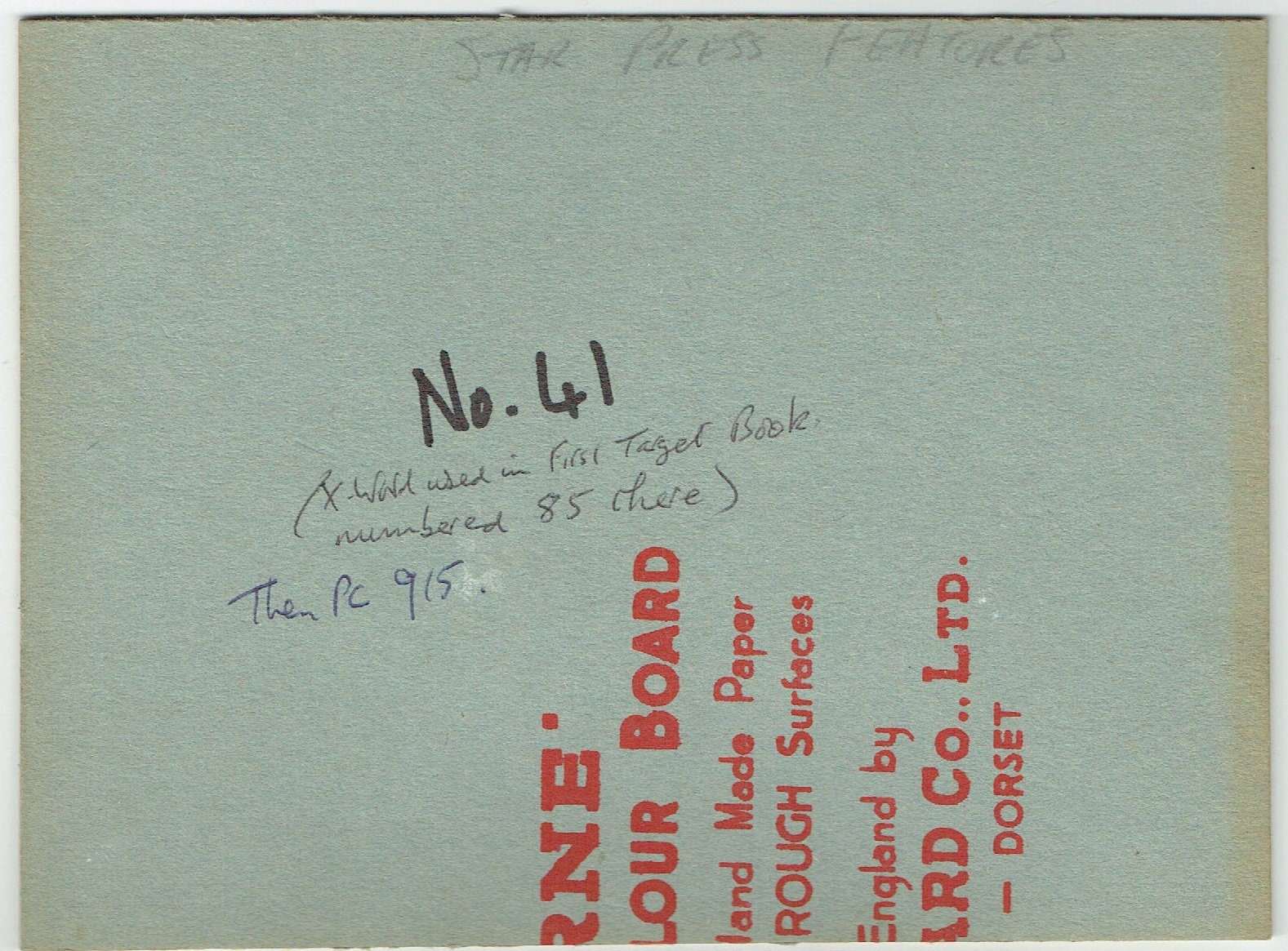 1960s Crossword Artwork, Original Art, Ink on Board, 7.5 X 5.5 Inches