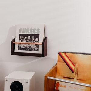now playing wall mount record rack single size image 2