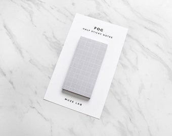 Fog Half Sheet Sticky Notes