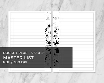 LISTA MAESTRA - Pocket Plus