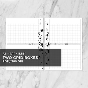 2 GRID BOXES - A6 Rings