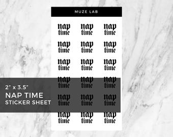 Nap Time Sticker Sheet