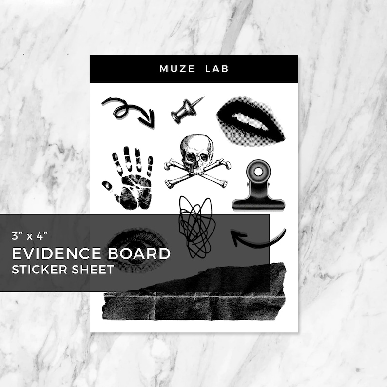 Ebp Sticker Evidence Board - Etsy
