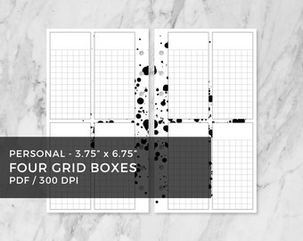 4 CAJAS DE REJILLA - Personal