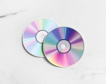 DIY CD Mixtape Sticker