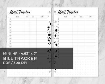 Bill Tracker - Mini HP