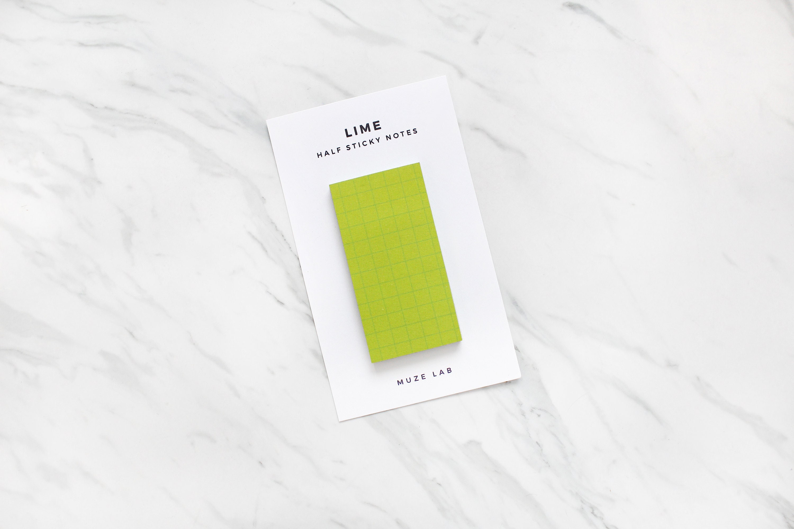 Sticky Note Half Lime Half Sheet Sticky Notes - Etsy