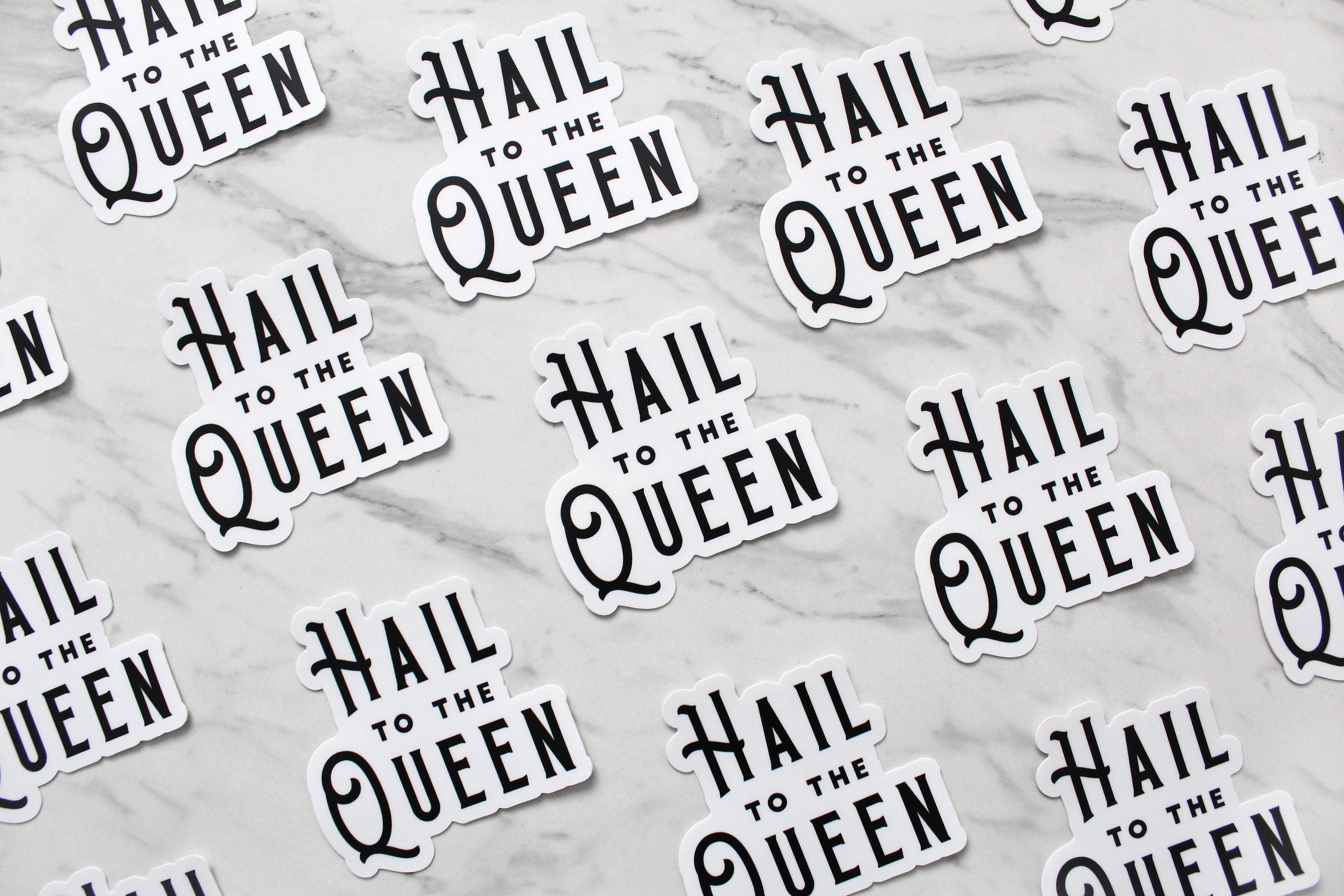 Hail to the Queen Die Cut Sticker - Waterproof - Etsy