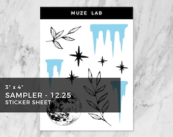 12.25 - Sampler Sticker Sheet