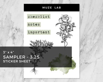 3.25 - Sampler Sticker Sheet