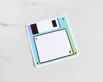 Floppy Disk Matte Sticker